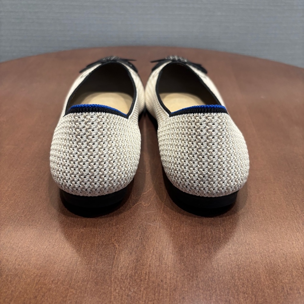 Rothy's Black & White Tweed Ballet Flats - Picture 9 of 15